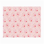 Flower Arrangements Season Pink Small Glasses Cloth (2-Side) Front