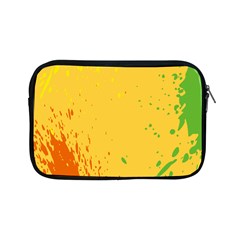 Paint Stains Spot Yellow Orange Green Apple Ipad Mini Zipper Cases by Alisyart