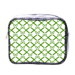 Scissor Green Mini Toiletries Bags