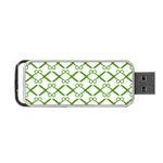 Scissor Green Portable USB Flash (One Side) Front