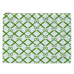 Scissor Green Cosmetic Bag (xxl) 