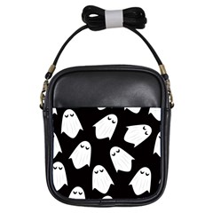 Ghost Halloween Pattern Girls Sling Bags by Amaryn4rt