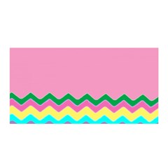 Easter Chevron Pattern Stripes Satin Wrap by Amaryn4rt