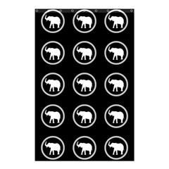 Elephant Wallpaper Pattern Shower Curtain 48  X 72  (small)  by Amaryn4rt