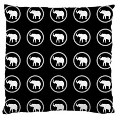 Elephant Wallpaper Pattern Standard Flano Cushion Case (one Side) by Amaryn4rt