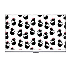 Cat Seamless Animal Pattern Business Card Holders by Amaryn4rt