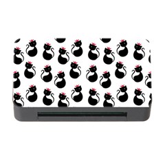 Cat Seamless Animal Pattern Memory Card Reader With Cf by Amaryn4rt