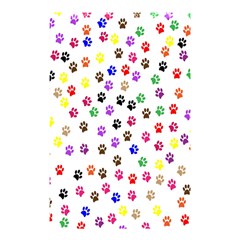 Paw Prints Background Shower Curtain 48  X 72  (small)  by Amaryn4rt