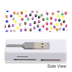 Paw Prints Background Memory Card Reader (stick)  by Amaryn4rt