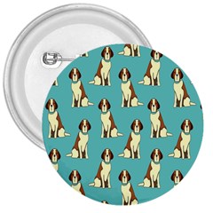 Dog Animal Pattern 3  Buttons by Amaryn4rt