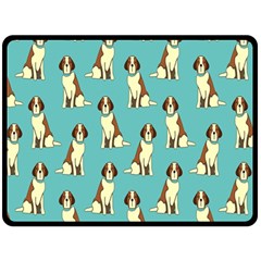 Dog Animal Pattern Fleece Blanket (large)  by Amaryn4rt