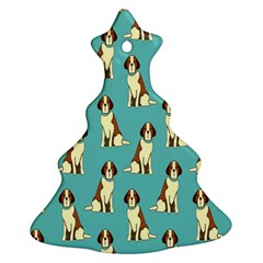 Dog Animal Pattern Christmas Tree Ornament (two Sides) by Amaryn4rt