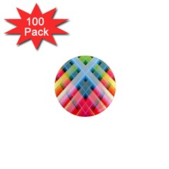 Graphics Colorful Colors Wallpaper Graphic Design 1  Mini Magnets (100 pack) 