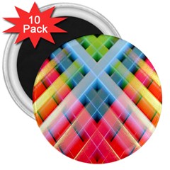 Graphics Colorful Colors Wallpaper Graphic Design 3  Magnets (10 pack) 
