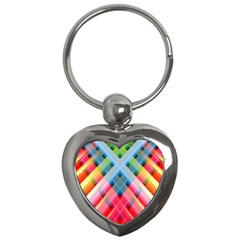 Graphics Colorful Colors Wallpaper Graphic Design Key Chains (Heart) 