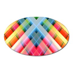 Graphics Colorful Colors Wallpaper Graphic Design Oval Magnet