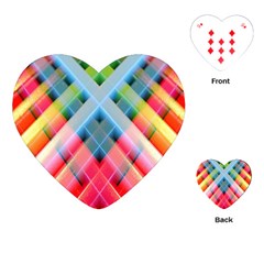 Graphics Colorful Colors Wallpaper Graphic Design Playing Cards (heart)  by Amaryn4rt