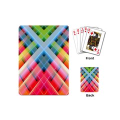 Graphics Colorful Colors Wallpaper Graphic Design Playing Cards (Mini) 