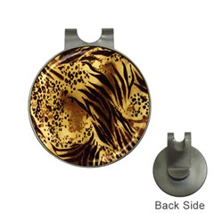Stripes Tiger Pattern Safari Animal Print Hat Clips With Golf Markers by Amaryn4rt