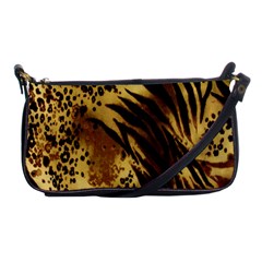 Stripes Tiger Pattern Safari Animal Print Shoulder Clutch Bags by Amaryn4rt