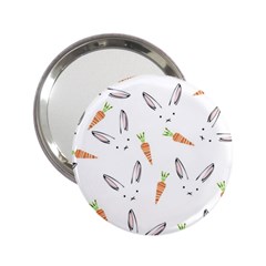 Rabbit Carrot Pattern Weft Step 2 25  Handbag Mirrors by Amaryn4rt