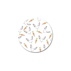 Rabbit Carrot Pattern Weft Step Golf Ball Marker (4 Pack) by Amaryn4rt