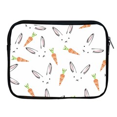 Rabbit Carrot Pattern Weft Step Apple Ipad 2/3/4 Zipper Cases by Amaryn4rt