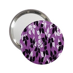 Floral Pattern Background 2 25  Handbag Mirrors by Amaryn4rt