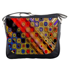 Background Texture Pattern Messenger Bags by Amaryn4rt