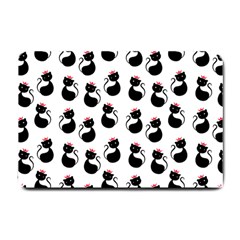 Cat Seamless Animal Pattern Small Doormat  by Amaryn4rt