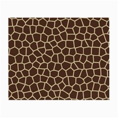 Leather Giraffe Skin Animals Brown Small Glasses Cloth by Alisyart