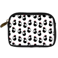 Cat Seamless Animal Pattern Digital Camera Cases by Amaryn4rt