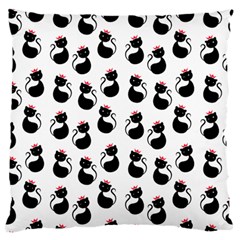 Cat Seamless Animal Pattern Standard Flano Cushion Case (two Sides) by Amaryn4rt