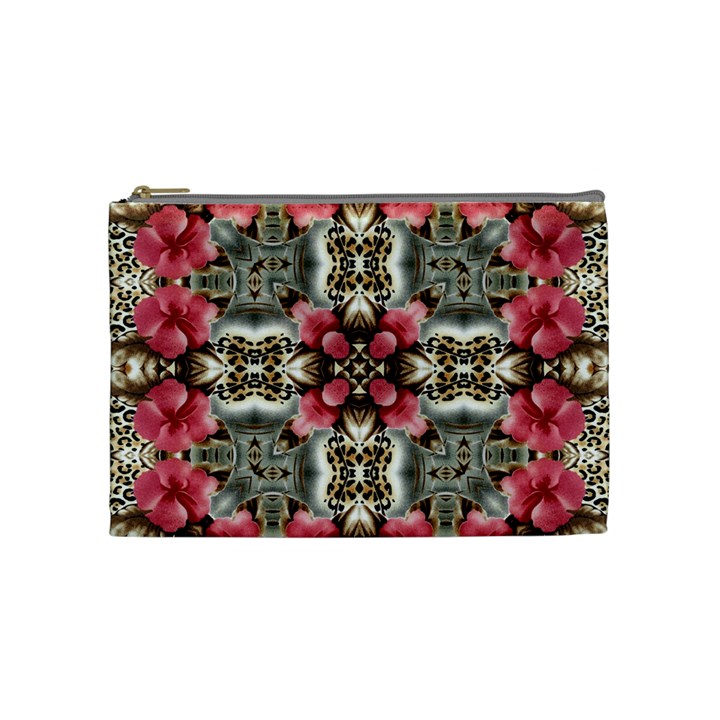 Flowers Fabric Cosmetic Bag (Medium) 