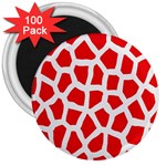 Animal Animalistic Pattern 3  Magnets (100 pack) Front