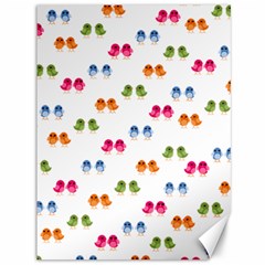 Pattern Birds Cute Design Nature Canvas 36  x 48  