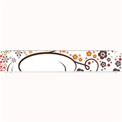 Flower Floral Rose Sunflower Bird Back Color Orange Purple Yellow Red Small Bar Mats