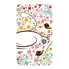 Flower Floral Rose Sunflower Bird Back Color Orange Purple Yellow Red Memory Card Reader