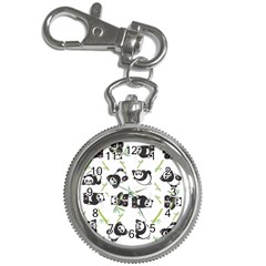 Panda Tile Cute Pattern Key Chain Watches