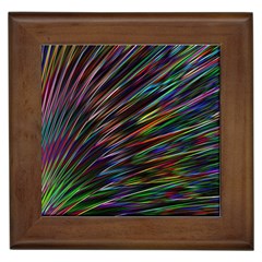 Texture Colorful Abstract Pattern Framed Tiles