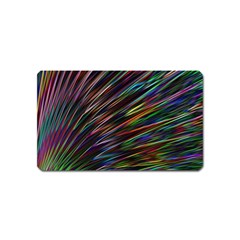 Texture Colorful Abstract Pattern Magnet (Name Card)