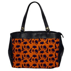 Witch Hat Pumpkin Candy Helloween Blue Orange Office Handbags