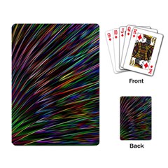 Texture Colorful Abstract Pattern Playing Card