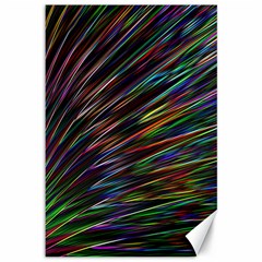 Texture Colorful Abstract Pattern Canvas 12  X 18   by Amaryn4rt