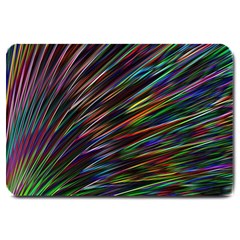 Texture Colorful Abstract Pattern Large Doormat 