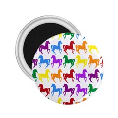 Colorful Horse Background Wallpaper 2.25  Magnets