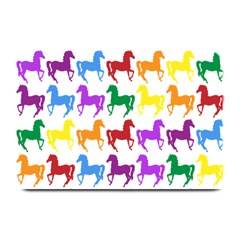 Colorful Horse Background Wallpaper Plate Mats