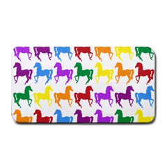 Colorful Horse Background Wallpaper Medium Bar Mats