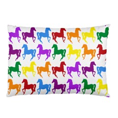 Colorful Horse Background Wallpaper Pillow Case