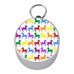 Colorful Horse Background Wallpaper Mini Silver Compasses
